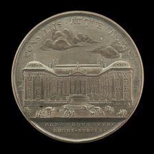The Royal Palace, Stockholm [reverse], 1731. Creator: Johann Karl Hedlinger