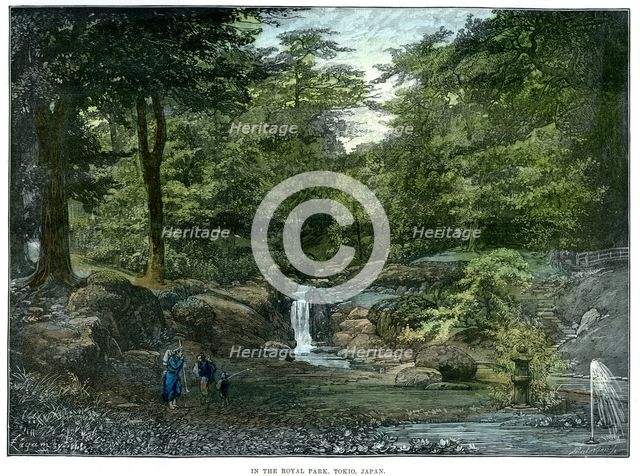 The Royal Park, Tokyo, Japan, 1889. Artist: Unknown