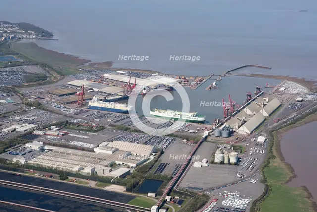 The Royal Portbury Dock and environs, Bristol, 2018. Creator: Historic England Staff Photographer.