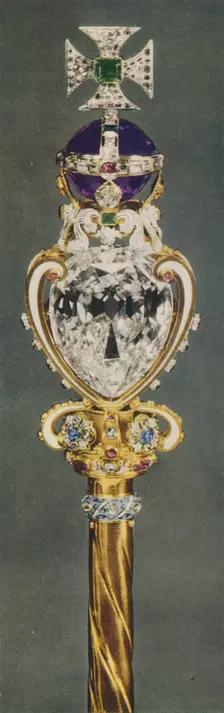 The Royal Sceptre with The Cross 1937. Creator: Unknown