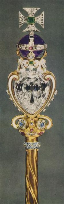 The Royal Sceptre with The Cross 1937. Creator: Unknown
