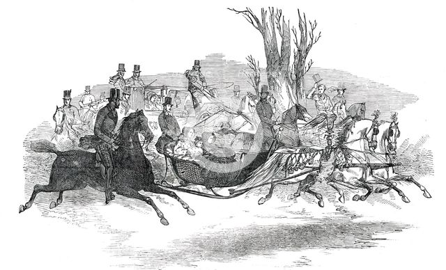 The Royal Sleigh, 1850. Creator: Unknown.