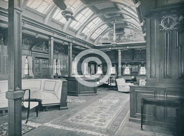 'The Royal Smoking Room', 1911. Artist: Unknown.