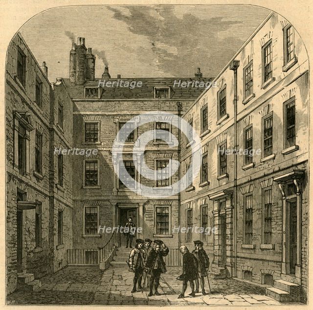 'The Royal Society's House in Crane Court', (1897). Creator: Unknown.