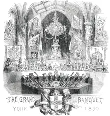 The Royal Table, and Mayoralty Insignia, 1850. Creator: Unknown
