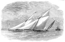 The Royal Thames Yacht Club Match - the Yachts passing Grays, 1856. Creator: Unknown