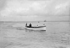 The Royal Thames Yacht Club's motor launch Salee Rover 1912. Creator: Kirk & Sons of Cowes