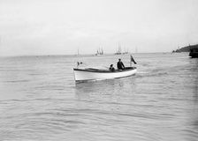 The Royal Thames Yacht Club's motor launch Salee Rover 1912. Creator: Kirk & Sons of Cowes