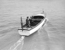 The Royal Thames Yacht Club's motor launch Salee Rover 1912. Creator: Kirk & Sons of Cowes