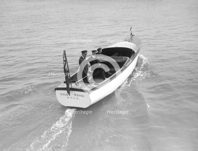 The Royal Thames Yacht Club's motor launch 'Salee Rover', 1912. Creator: Kirk & Sons of Cowes.