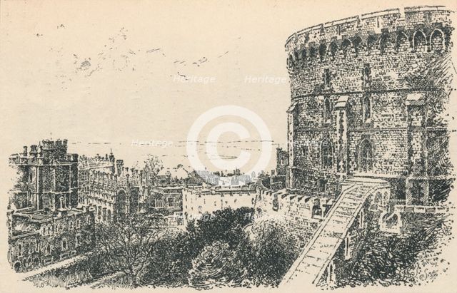 'The Royal Tower from the King of Scotland's Lodging.', 1895. Artist: Unknown.