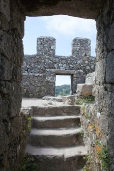 The Royal Tower in the Castelo dos Mouros, Sintra, Portugal, 2009. Creator: Samuel Magal