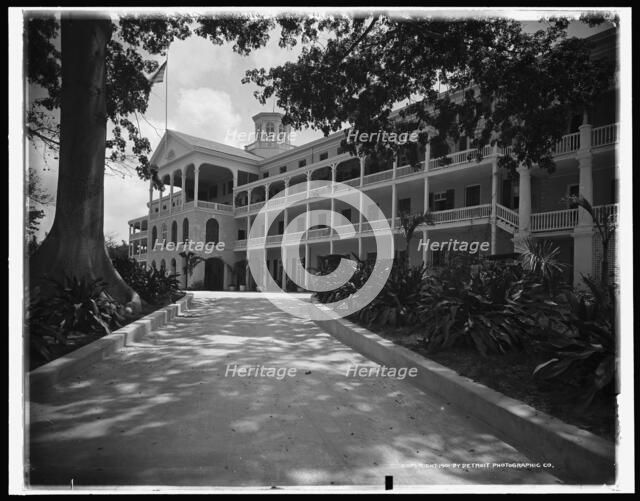 The Royal Victoria, Nassau, Bahama Isl'ds., c1901. Creator: William H. Jackson.