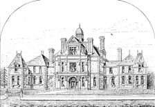 The Royal Victoria Hospital, Bournemouth, opened by the Prince of Wales, 1890. Creator: Waterlow & Sons