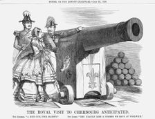 The Royal Visit to Cherbourg Anticipated 1858. Creator: Unknown