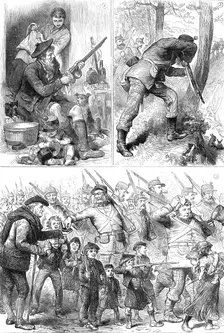 The Royal Visit to Edinburgh: The Scottish Volunteers, 1881. Creator: Unknown