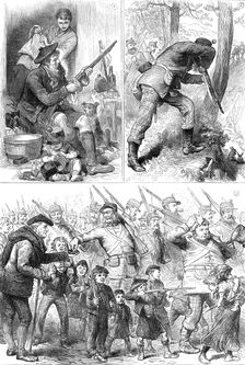 The Royal Visit to Edinburgh: The Scottish Volunteers, 1881. Creator: Unknown