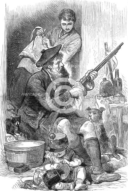 The Royal Visit to Edinburgh: The Scottish Volunteers - The Young Idea, 1881. Creator: Unknown.