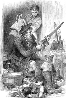 The Royal Visit to Edinburgh: The Scottish Volunteers - The Young Idea, 1881. Creator: Unknown