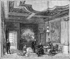 The Royal Visit to Edinburgh: Evening Drawing Room, Holyrood Palace, 1881. Creator: Unknown