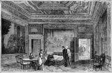 The Royal Visit to Edinburgh: Morning Drawing Room, Holyrood Palace, 1881. Creator: Unknown