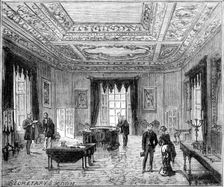 The Royal Visit to Edinburgh: Secretary's Room, Holyrood Palace, 1881. Creator: Unknown
