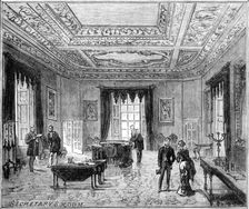 The Royal Visit to Edinburgh: Secretary's Room, Holyrood Palace, 1881. Creator: Unknown