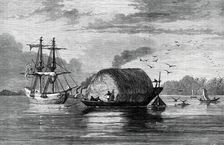 The Royal Visit to India: craft on the Hooghly, from a sketch by one of our special artists, 1876. Creator: E. Hastie