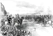 The Royal Visit to India: Grand Review at Delhi - the Gallop Past...1876. Creator: C.R.