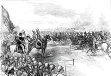 The Royal Visit to India: Grand Review at Delhi - the Gallop Past...1876. Creator: C.R.