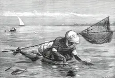 The Royal Visit to India: Pala Fishermen on the Indus, 1876. Creator: Unknown
