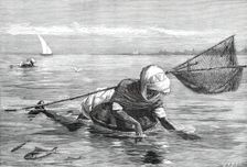The Royal Visit to India: Pala Fishermen on the Indus, 1876. Creator: Unknown