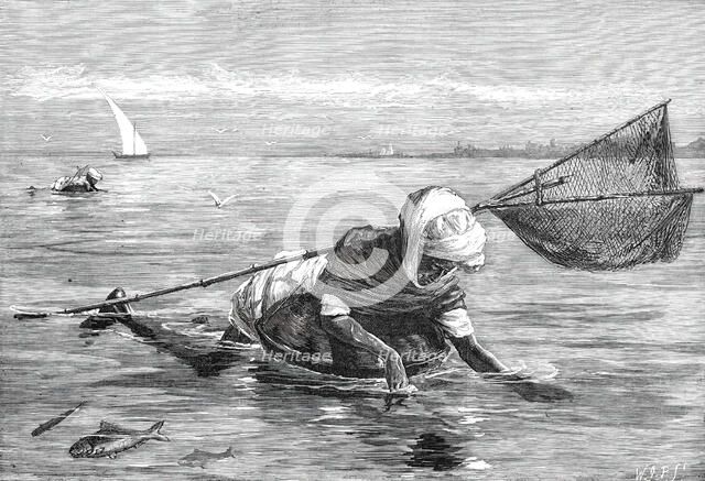 The Royal Visit to India: Pala Fishermen on the Indus, 1876. Creator: Unknown.
