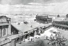 The Royal Visit to India: the Taj Mahal, from the Fort, Agra, 1876. Creator: Unknown