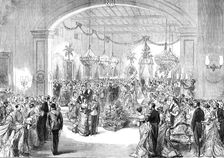 The Royal Visit to India: the Madras Club Ball, from a sketch by an officer of the Serapis, 1876. Creator: Unknown