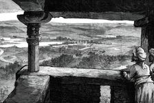 The Royal Visit to India: the Phul-Bagh, or Flower-Garden Palace, Gwalior...1876. Creator: W. J. P.