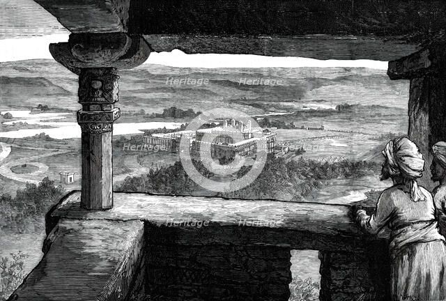 The Royal Visit to India: the Phul-Bagh, or Flower-Garden Palace, Gwalior...1876. Creator: W. J. P..