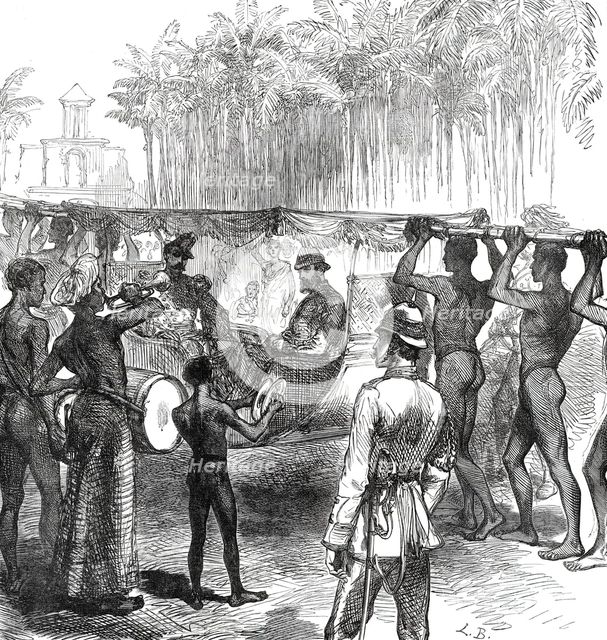 The Royal Visit to India: the Prince of Wales and the Governor of Goa..., 1875, (1876). Creator: L.B..