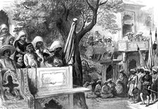 The Royal Visit to India: waiting for the Shahzadah, Gwalior...1876. Creator: Unknown