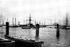 The Royal Visit to Portsmouth: the Harbour, 1898. Creator: Unknown