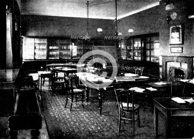 The Royal Visit to Portsmouth: the Library, Royal Naval College, 1898. Creator: Unknown.