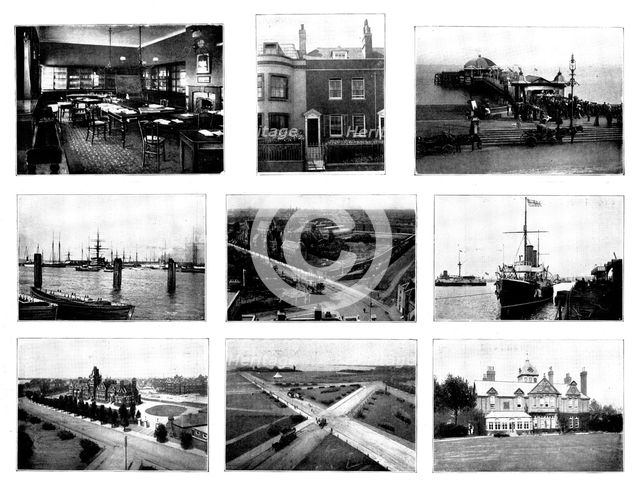 The Royal Visit to Portsmouth: views of Portsmouth and Southsea, 1898. Creator: Unknown.