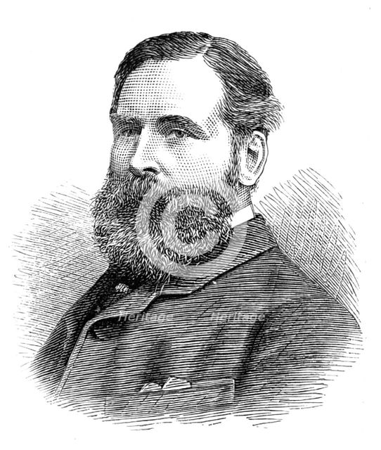 The Royal Visit to Swansea: Mr. F. A. Yeo, Chairman of the Swansea Harbour Trust, 1881. Creator: Unknown.