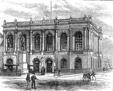 The Royal Visit to Swansea: Swansea Townhall, 1881. Creator: Unknown