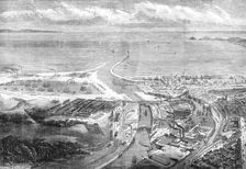 The Royal Visit to Swansea: Swansea Harbour and Docks, 1881. Creators: Unknown, Sulman
