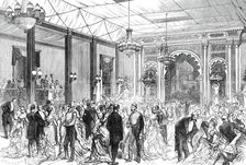 The Royal Visit to the City: the Indian Ball-Room at the Guildhall, 1876. Creator: C.R.