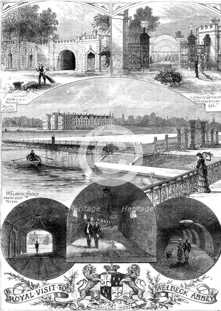 The Royal Visit to Welbeck Abbey, 1881. Creator: Unknown.