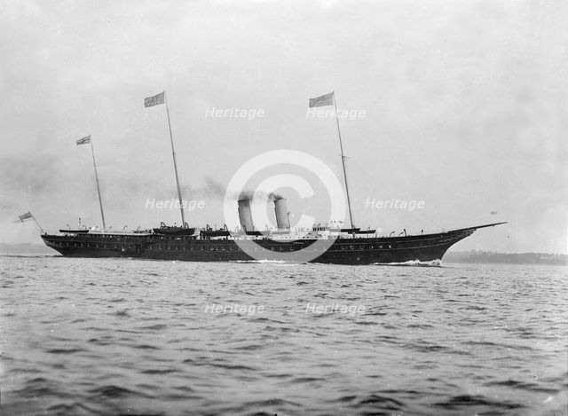 The Royal Yacht 'HMY Victoria and Albert' (1899). Creator: Kirk & Sons of Cowes.