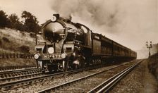 The S.R. West of England Express Passing Earlsfield early 20th century. Creator: Unknown