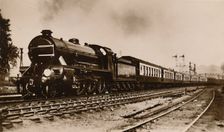 The S.R. Dover Boat Train, Hauled by "Sir Gawain" A King Arthur Type Locomotive c1930. Creator: Unknown